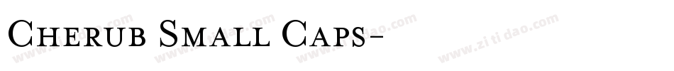 Cherub Small Caps字体转换